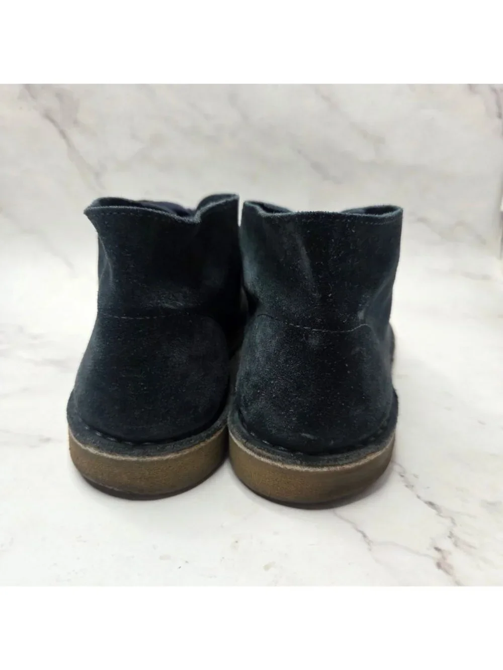 J. Crew Navy Blue Suede Leather McAlister Chukka Boots Men's 12